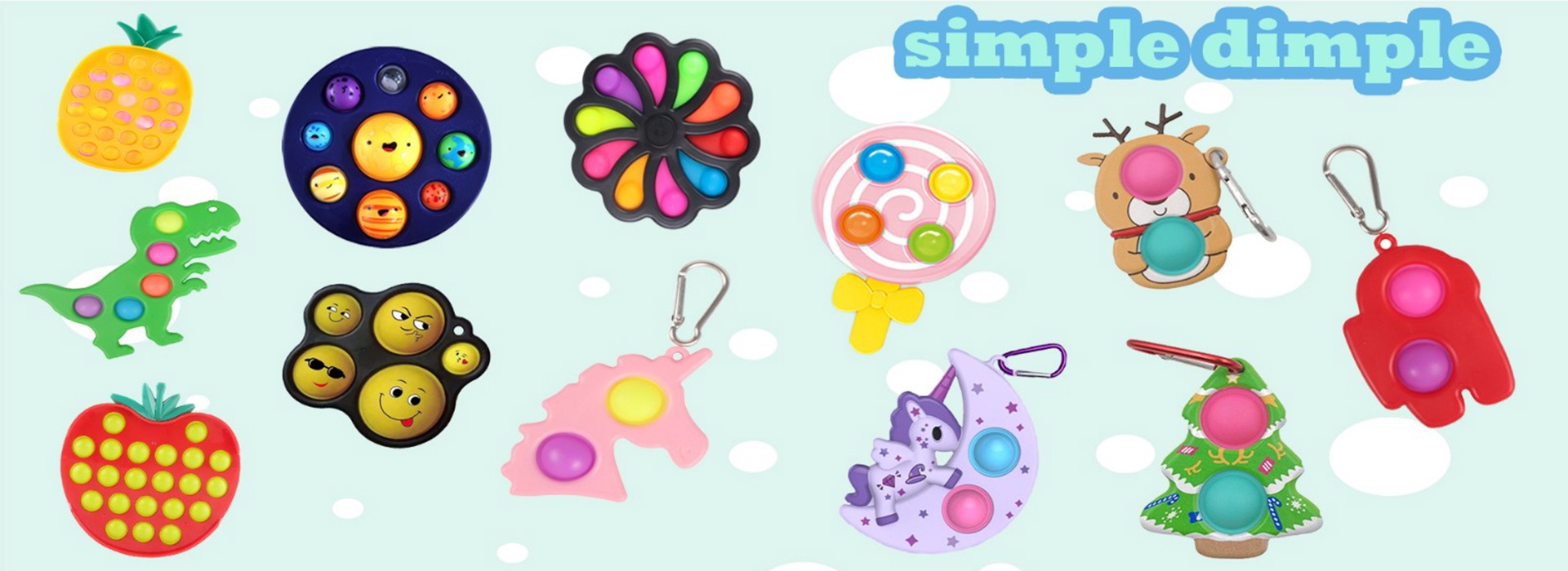 Fidget pop simple dimple